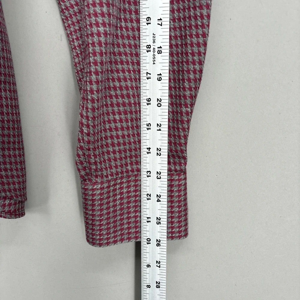 Robert Graham Shirt Mens XL Red Check Cotton Button Up Long Sleeve Classic‎ Fit
